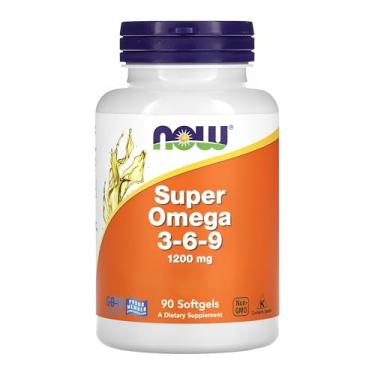 Imagem de NOW Foods Super Ômega 3-6-9 1200mg 90 Cáps Softgls Importado