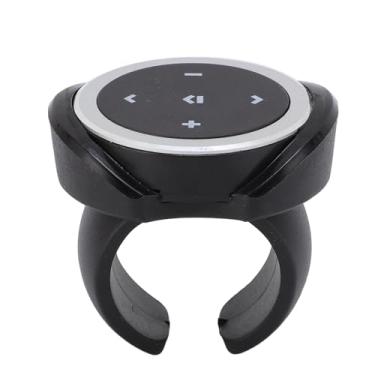 Imagem de Botão de Mídia Bluetooth Remoto, Botão de Controle do Volante Com Suporte, Controlador de Música Estéreo Portátil para Motocicleta de Bicicleta de Carro