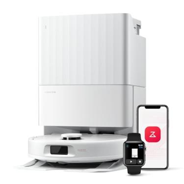 Imagem de roborock Robô aspirador e esfregão QV 35A, sucção de 8000pa, atualizado da Qrevo S, escovas antiembaraço, prevenção de obstáculos inteligente, lavagem de esfregão automático, autoesvaziamento e
