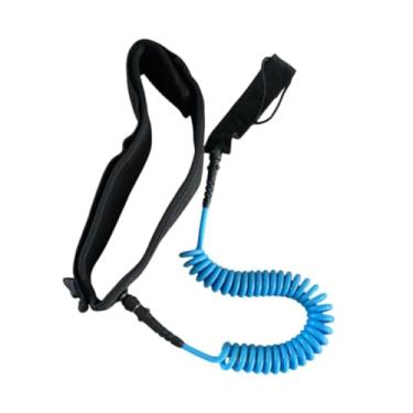 Imagem de simhoa Surfboard Cord Surfing Leashé Elastic Premium Premium Surfing Ciay Rode Board, Azul