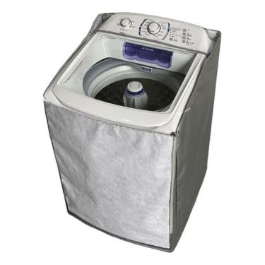 Imagem de Capa Para Máquina de Lavar Electrolux 12k 13k 15k 16k 17kg Zíper Paine