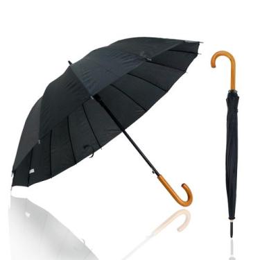 Imagem de Guarda Chuva Portaria Grande Automático 16 Hastes Reforçado - 16 - FP 