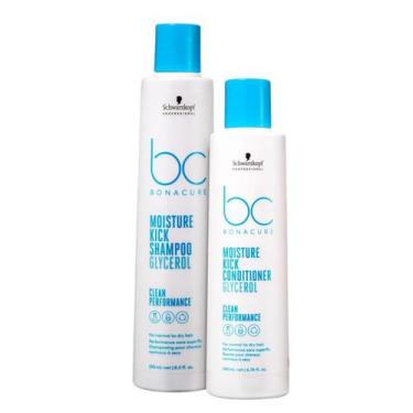 Imagem de Kit Schwarzkopf Professional BC Bonacure Moisture Kick Glycerol - Sham
