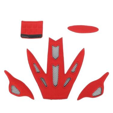 Imagem de Kit de estofamento de capacete de papão de choque de esponja tapete de proteção para motocicletas bicicleta de bicicleta Material premium de ramificação fácil de instalar