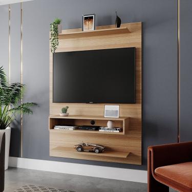 Imagem de Painel Para Tv Até 50 Polegadas 1 Nicho Boulevard Yescasa Amadeirado Montana Perfect Wood