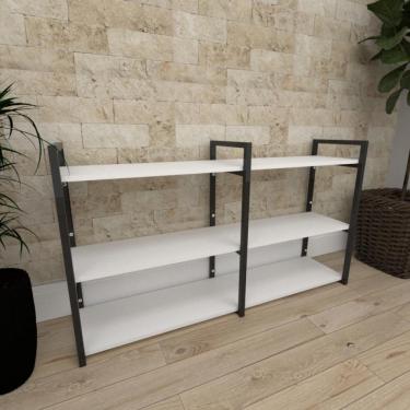 Imagem de Prateleira Quarto Infantil Branco Prateleira Sala Pratileira Estante Mdf Prateleira Industrial