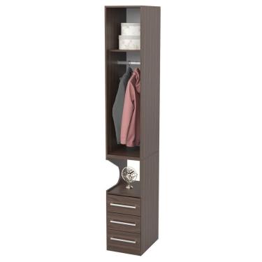 Imagem de Guarda-roupa De 1 Porta Com Mesa De Cabeceira 1416 Direito San Remo