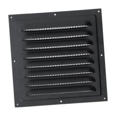 Imagem de Ｂｅｓｇａ Tampa de ventilação de ar Grelha de retorno de ar Tela de proteção embutida Grelha de ventilação para van Motorhome Parede lateral do teto doméstico, Preto