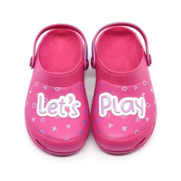 Imagem de Babuche Infantil Feminina Plugt Ventor Kids Gamer Pink Confortável, Es