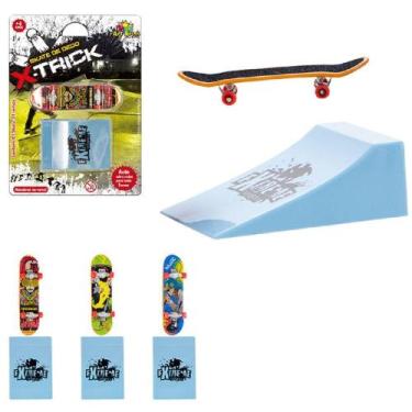 Imagem de Brinquedo Skate de Dedo com Rampa Obstáculo - Art Brink