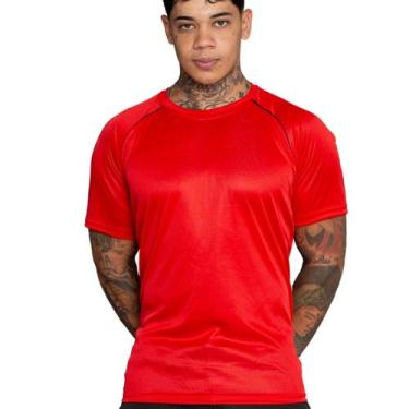 Imagem de Camiseta Esportiva Masculina Dry Fit - DMB MODA, Vermelho, G