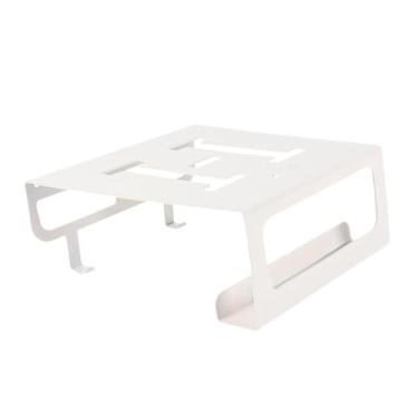 Imagem de menolana Suporte de parede para bicicleta Suporte para parede de garagem organizador de aço carbono resistente e versátil para serviço pesado, Branco