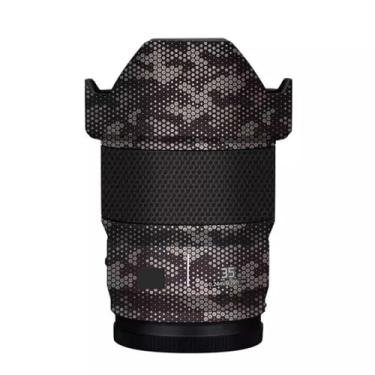 Imagem de Película protetora de lente de câmera película protetora de vinil adesivo premium para Panasonic Lumix S 35 mm F1.8 decalque fotográfico 35 1.8 (titânio Mamba)