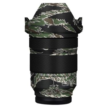 Imagem de Skin Lens Camera Skin Wrap Vinil Protetor Adesivo Acessórios de Fotografia para Panasonic Lumix S 24-105mm F4 24 105 (Tiger Stripe Camo)