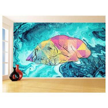 Imagem de Papel De Parede 3D Animais Pop Art Cachorro Pet 3,5M Pxa222 - Você Dec