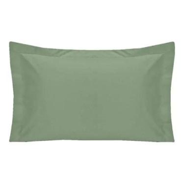 Imagem de Kit 4 Fronhas Algodão Percal 180 Fios Com 3 Abas Hotelaria Pousada - G