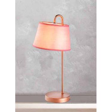Imagem de Luminaria de Mesa Lumier Design D22x49cm Rosa LU17004-RO LUMIER