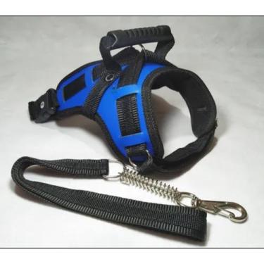Imagem de Coleira Peitoral para Cães - HD couros Lk