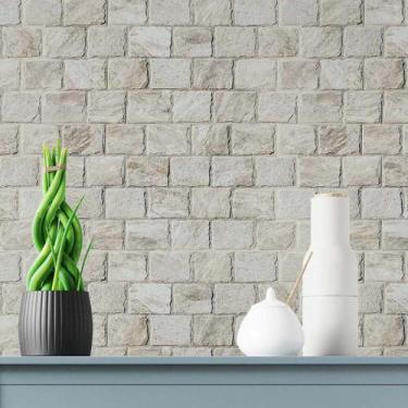 Imagem de Papel de Parede Adesivo Pedra Rústico N02262 Rolo 0,58x2,5M - Adesivo 