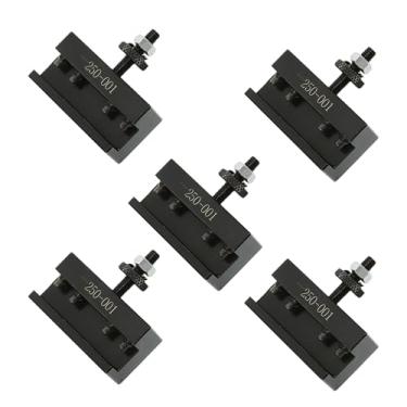 Imagem de Thomletha 5 peças de suporte de ferramenta de torneamento 250-001 conjunto de postes de ferramentas de troca rápida OXA adequado para máquina de torno