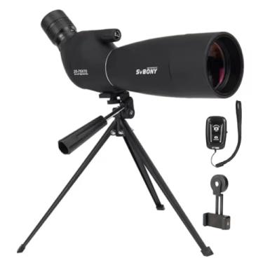 Imagem de Monóculo Luneta Telescópio Longo Alcance Profissional SV28 PLUS 25-75x70 Prisma Bak4 Revestimento Lente Vinho A5 Alto Contraste Nitidez Imagem Brilhante