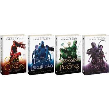 Imagem de kit 4 LIVROS Sabaa Tahir Uma Chama entre as Cinzas - Verus