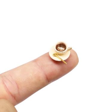 Imagem de Xícara de chá com cabeça de dobradiça, café, anfitriã, topo decorativo de dobradiça, decoração de porta de estatueta magnética em miniatura, decoração de casa peculiar, presente de micro amante