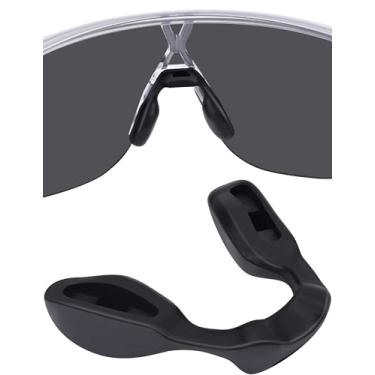 Imagem de BLAZERBUCK Peça de reposição de almofadas de nariz para Oakley Crosslink Fit OX8142 - Preto