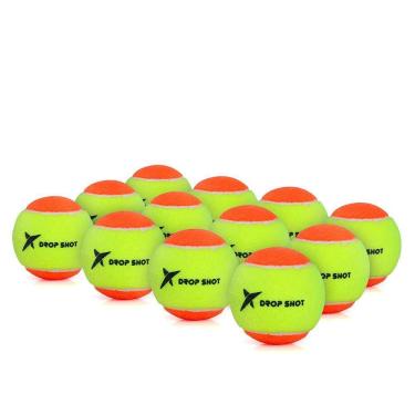 Imagem de Bola de Beach Tennis Drop Shot Oficial Pack com 12 Bolas