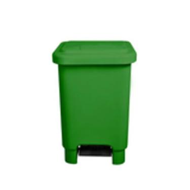 Imagem de Lixeira 25L Quadrada C/Pedal - JSN, Verde