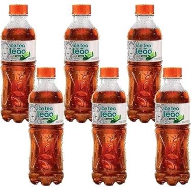 Imagem de Kit Chá Sabores Ice Tea Leão 3 Limão Zero e 3 Pêssego Zero 450ml - 6 Unidades