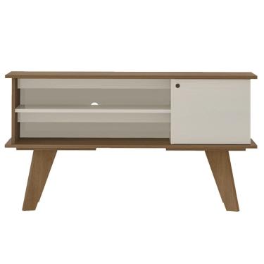 Imagem de Rack Bancada Para Tv 50 Pol 1P 120 cm Cinamomo Off White ARLY