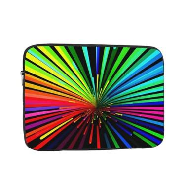 Imagem de Capa para laptop, cores arco-íris, bolsa para laptop, capa protetora para notebook de 13 polegadas