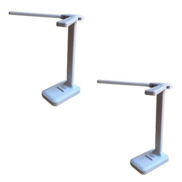 Imagem de 2 Abajur Luminária De Mesa Articulável 20 Leds Recarregável - Idea