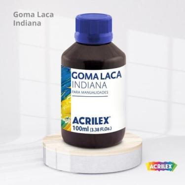 Imagem de Goma laca indiana - pet/100ml sem cor - ACRILEX