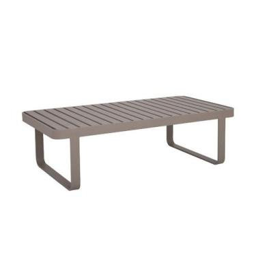 Imagem de Mesa de Centro Catteli de Alumínio Para Sala Recepção Varanda - NossaK