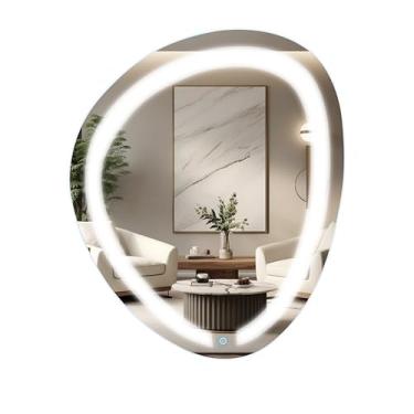 Imagem de ESPELHO ORGANICO 70X58CM ILUMINÇÃO DIRETA TOUCH LED 3000K