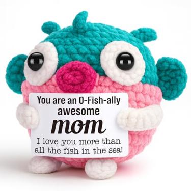 Imagem de LEJIAJINW Cute Handmade Fish Gifts for Mom Mother Christmas Stocking Stuffer, Mom Gifts from Daughter Son, Mommy Mama Mother in Law Christmas Birthday Presents, Mothers Day