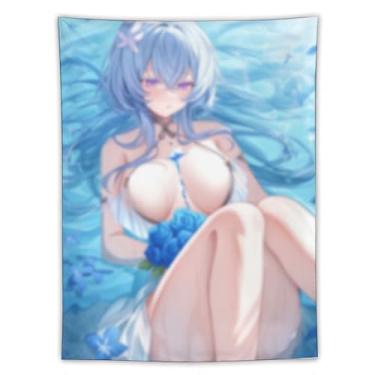Imagem de LIEGBMEU Tapeçaria Sexy Hot Anime Girl 152.4 cmx203.2 cm Wall Quilt Art Whimsical Tapestry DecorationAF257