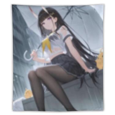 Imagem de LIEGBMEU Sexy Bikini Hot Anime Girl Tapeçaria 127.0 cmx152.4 cm Interior Exterior Wall Quilt Art Decoração de Tapeçaria Caprichosa, AF437