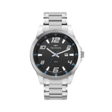 Imagem de Relógio Technos Masculino Racer Básico Prata - 2115UBB/1P