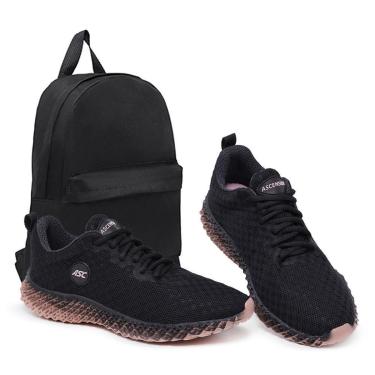 Imagem de Combo Tênis Feminino Ghost 2 com Mochila – Leve, Confortável e Versátil para Caminhada, Academia-Feminino