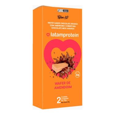 Imagem de Wafer Com Amendoim Com Whey Coberto Chocolate Latam Fit-Unissex