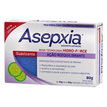 Imagem de Sabonete Asepxia Suavizante Pele Mista 80g, 80g