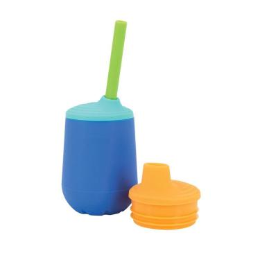 Imagem de Conjunto de copos de treinamento Nuby First, copo de silicone de 118 ml com bico