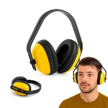 Imagem de Protetor Abafador de Ruídos Tipo Concha Protetor Auditivo Confortavel Com Arco Ajustavel Redutor De Ruido Ideal Para Industria E Oficina