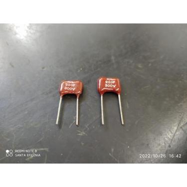 Imagem de 1x Capacitor Mica Prata 220pf/300v 1% Cm2 Icl