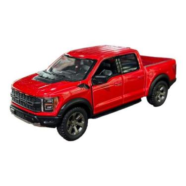 Imagem de Miniatura Ford F150 Raptor 2022 Vermelho 1:46 - Kinsmart
