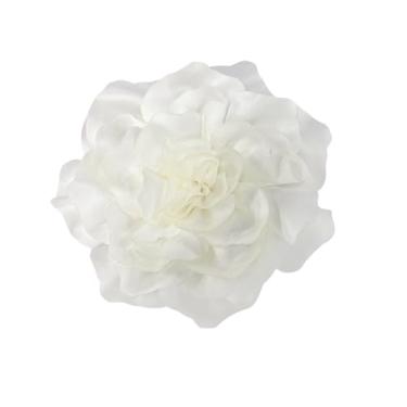 Imagem de Broche de flor de rosa em tecido de cetim elegante para mulheres delicado seda camélia flor de lapela grandes alfinetes de lapela festa de casamento dança banquete vestido terno roupas cerimônia