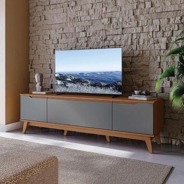 Imagem de Rack Kappesberg 3 Portas Canela/grafite 180cm